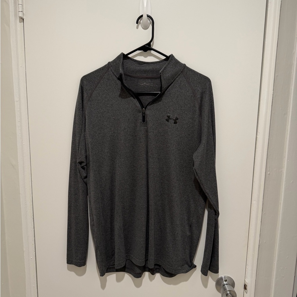 Under Armour Charcoal Quarter-Zip Top